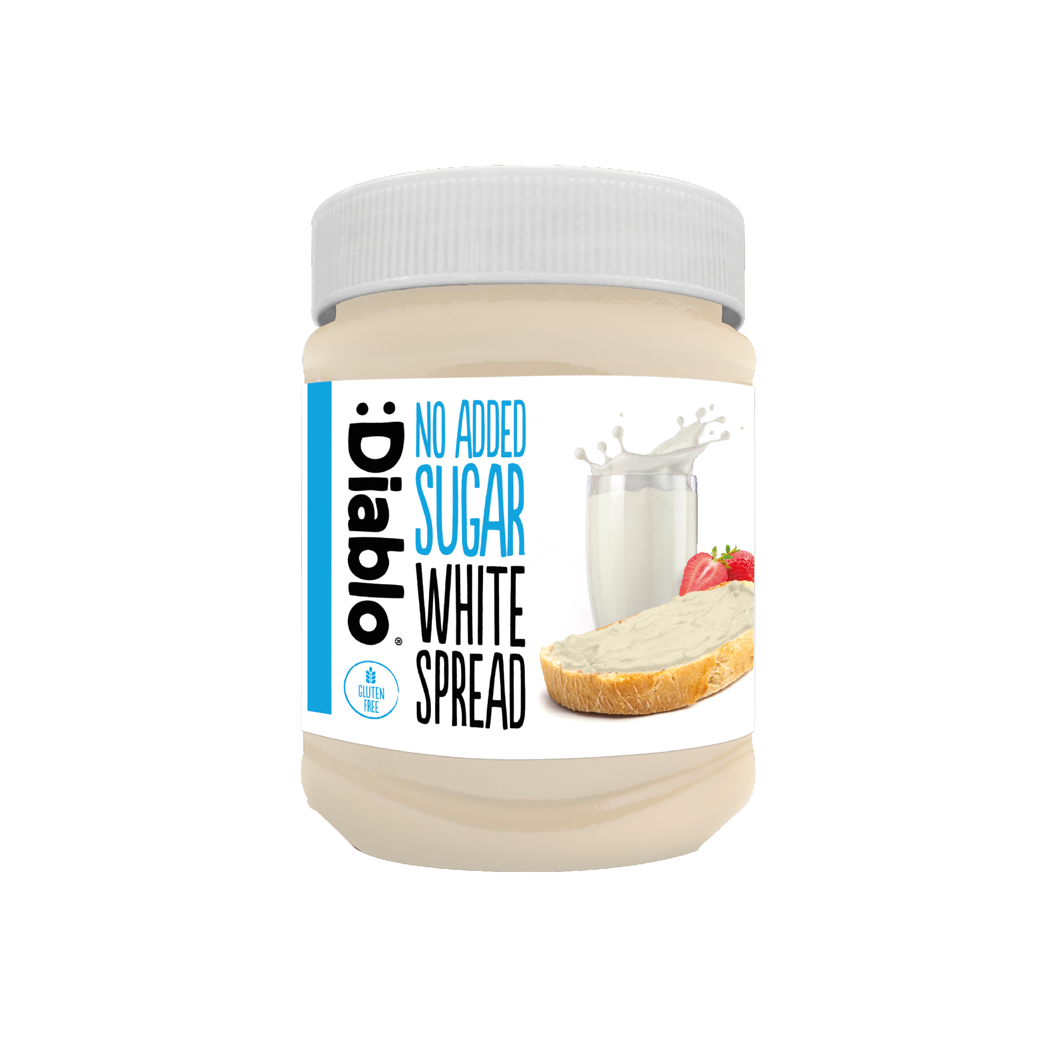No Added Sugar White Chocolate Spread 350g Diablo Sugar Free no-added-sugar-white-chocolate-spread-350g-diablo-sugar-free