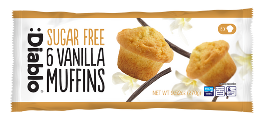 Sugar Free Vanilla Muffins (45g x 6)