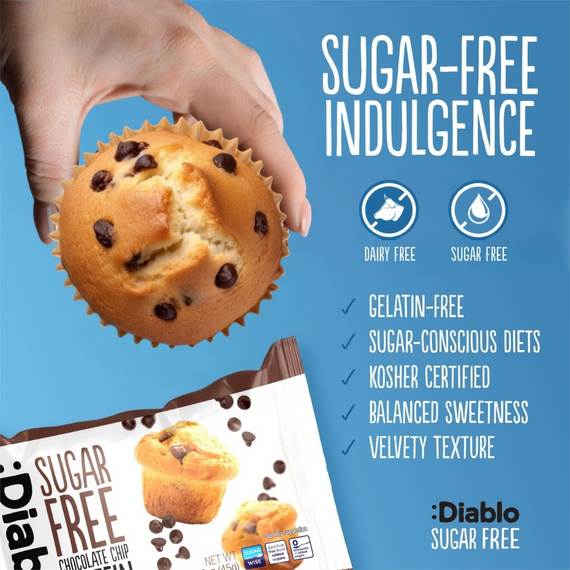 Sugar Free Chocolate Chip Muffin (45g)