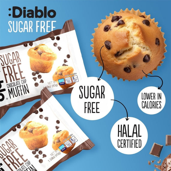 Sugar Free Chocolate Chip Muffin (45g)
