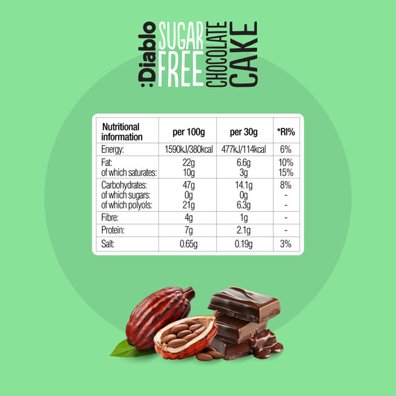 Sugar Free Chocolate Cake (200g)
