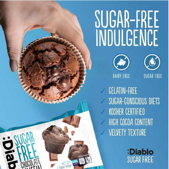 Sugar Free Chocolate Muffins (45g x 6)
