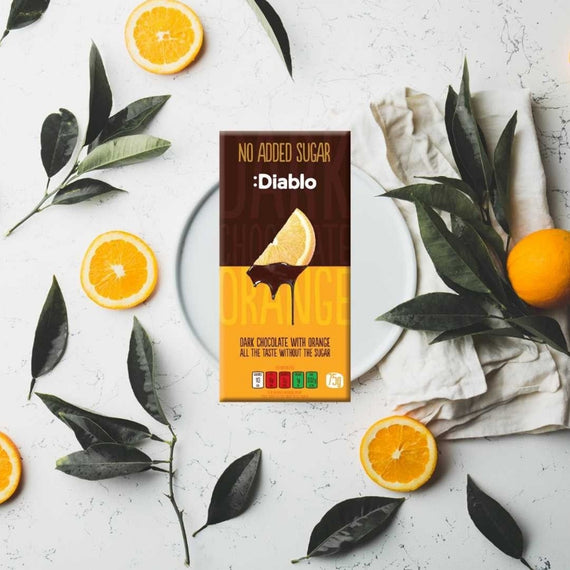 No Added Sugar Dark Chocolate with Orange