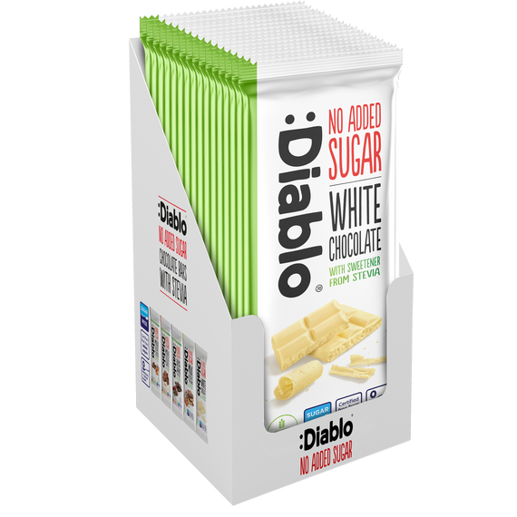 Stevia Milk White Chocolate (75g)