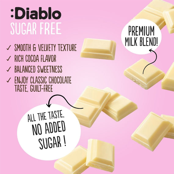 Stevia Milk White Chocolate (75g)
