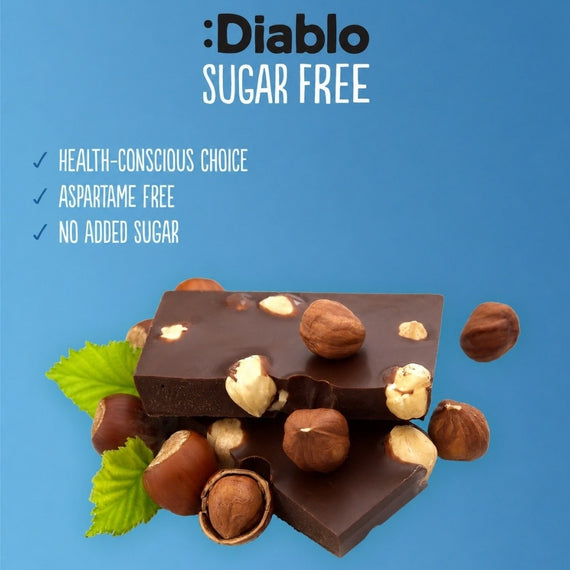 No Added Sugar Dark Chocolate with Hazelnuts Maltitol  (85g)