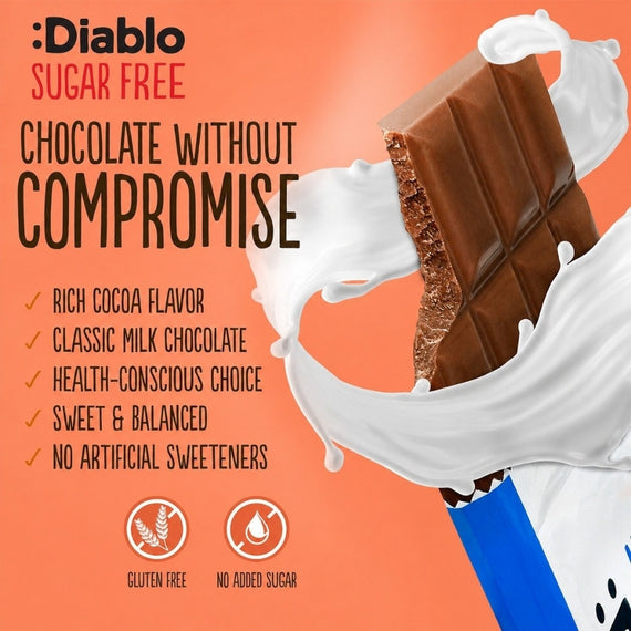 No Added Sugar Milk Chocolate Bar Maltitol (85g)