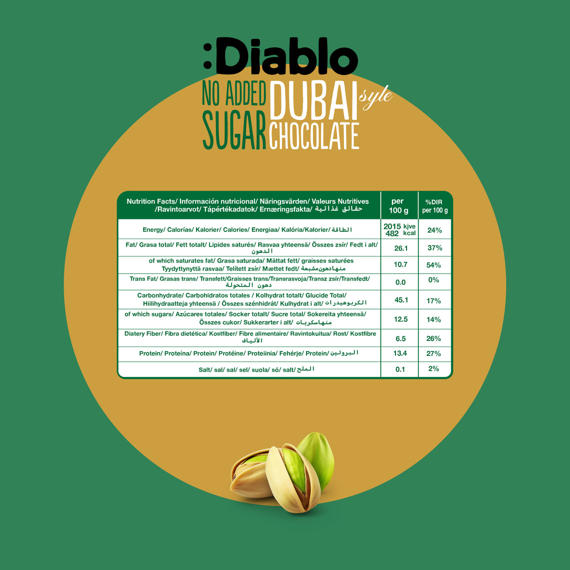 Diablo No Added Sugar Dubai Chocolate 200g Diablo Sugar Free diablo-no-added-sugar-dubai-chocolate-200g-diablo-sugar-free