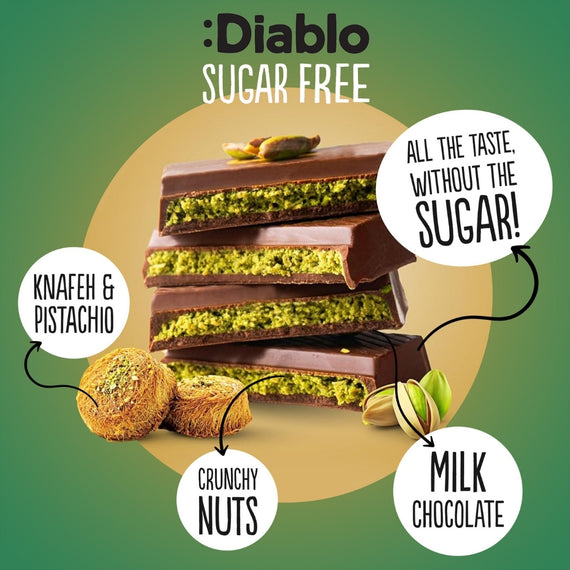 No Added Sugar Dubai Chocolate 200g - LIMITED EDITION