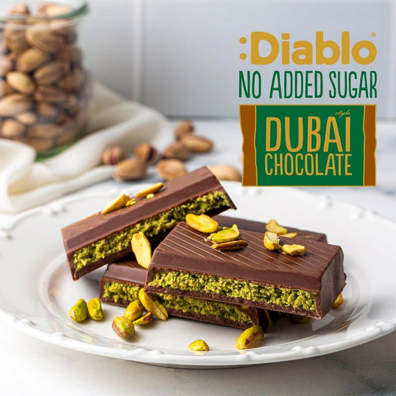 No Added Sugar Dubai Chocolate 200g - LIMITED EDITION