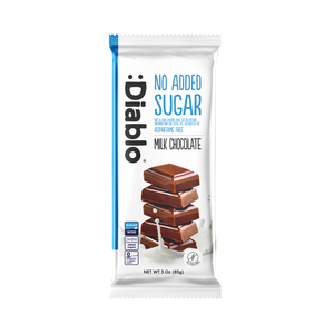 Diablo No Added Sugar Milk Chocolate bar