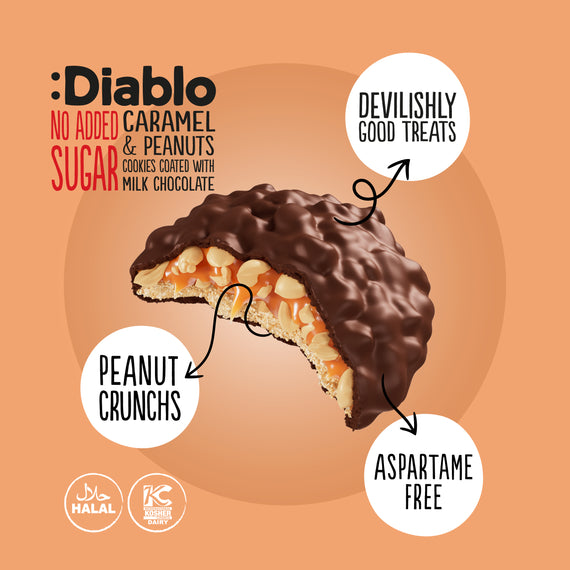 Caramel & Peanut Cookies coated with Milk Chocolate(100g)