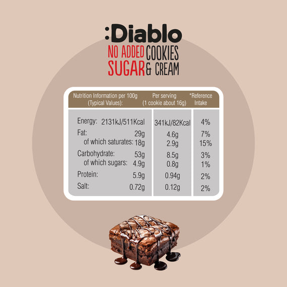 Dark Chocolate Cookies & Cream (128g)