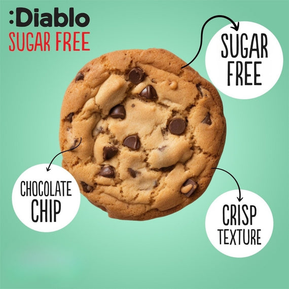 Sugar Free Chocolate Chip Cookies (130g)