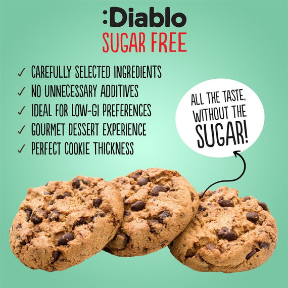 Sugar Free Chocolate Chip Cookies (130g)