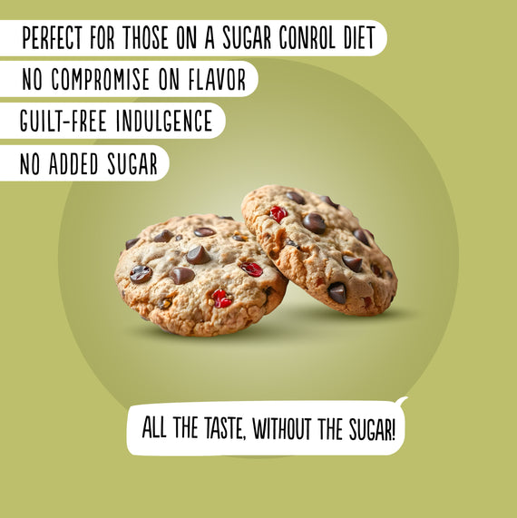 No Added Sugar Chocolate Chip & Cranberry Cookies (135g)