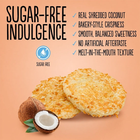 Sugar Free Coconut Cookies (150g)