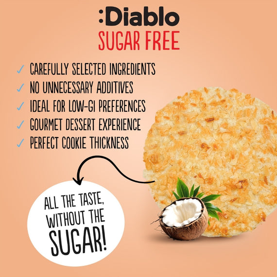 Sugar Free Coconut Cookies (150g)