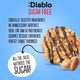 Sugar Free Chocolate Striped Peanut Cookies (150g)