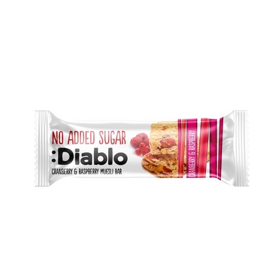 Cranberry and Raspberry Muesli Bar