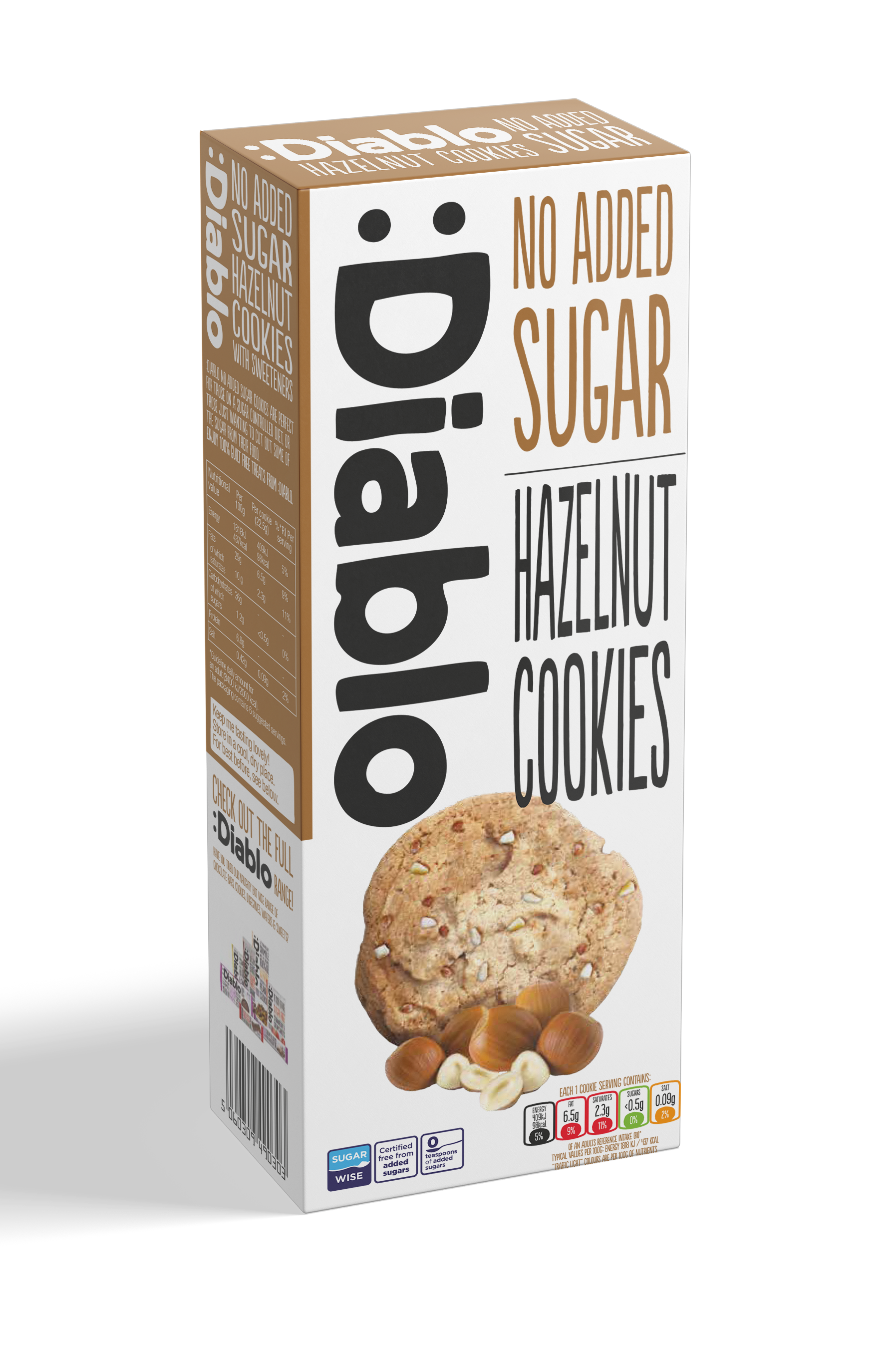 NAS Hazelnut Cookies 135g