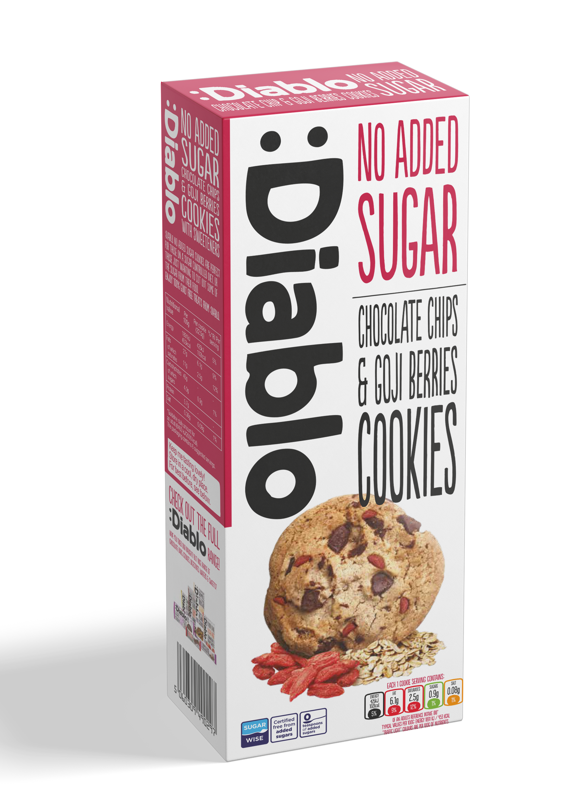 Chocolate Chip and Goji Berry Cookies