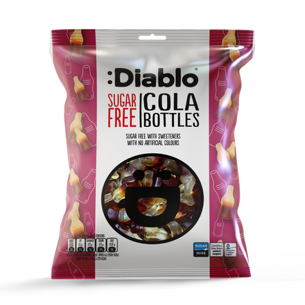 Diablo Sugar Free Cola Bottles 75g