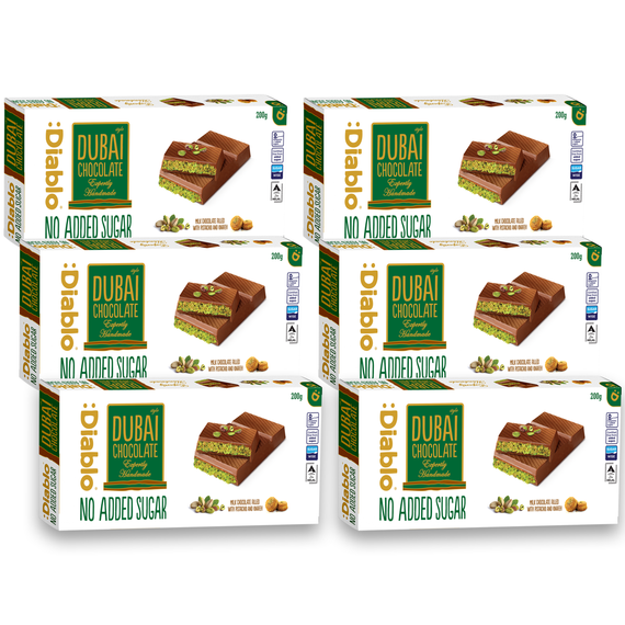 No Added Sugar Dubai Chocolate 200g