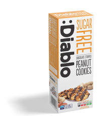 Sugar Free Chocolate Striped Peanut Cookies (150g)