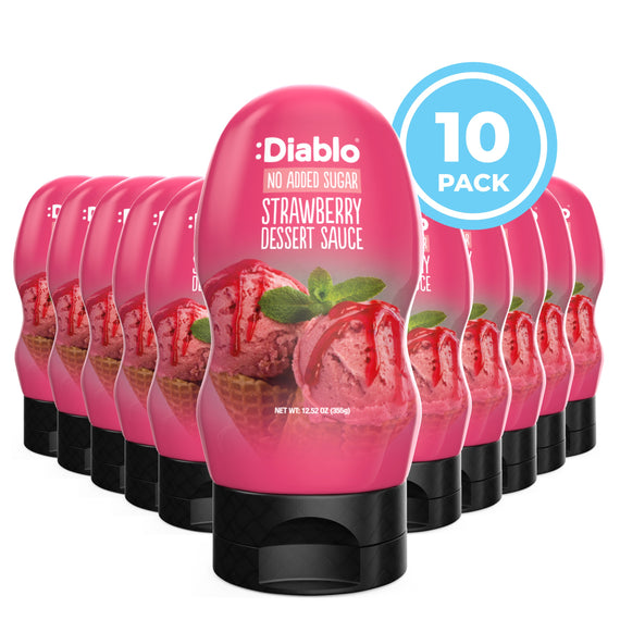No Added Sugar Strawberry Dessert Topping (355g)