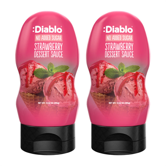 No Added Sugar Strawberry Dessert Topping (355g)