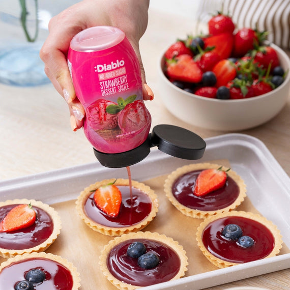 No Added Sugar Strawberry Dessert Topping (355g)