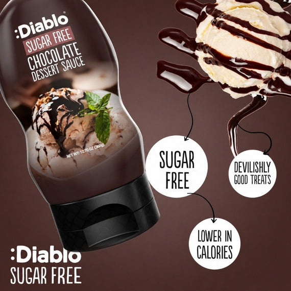 Sugar Free Chocolate Dessert Topping (360g)