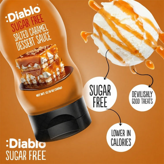 Sugar Free Salted Caramel Dessert Topping (360g)