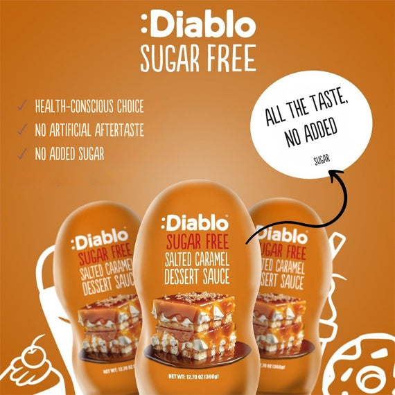 Sugar Free Salted Caramel Dessert Topping (360g)