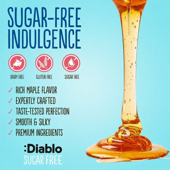 Sugar Free Maple Syrup Dessert Topping (390g)