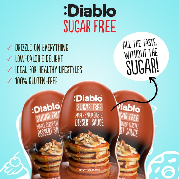 Sugar Free Maple Syrup Dessert Topping (390g)