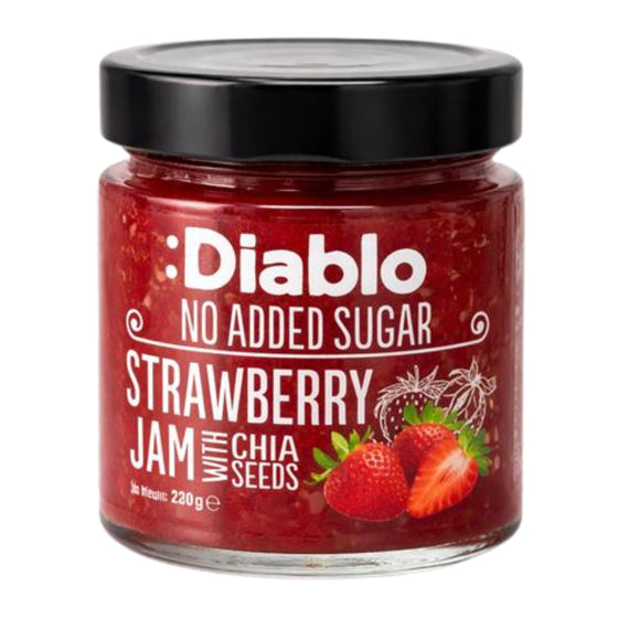 No Added Sugar Strawberry Jam 230g