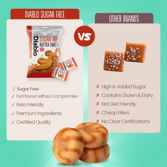 Zuckerfreie Butterbonbons (75g)