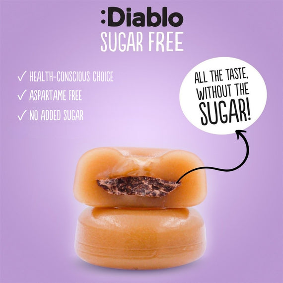 No Added Sugar Butter Filled with Chocolate Sweets (75g)