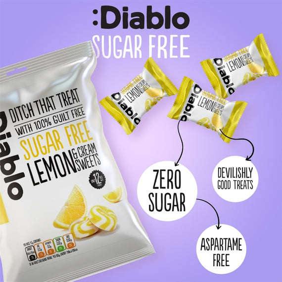Sugar Free Lemon and Cream Sweets (75g)