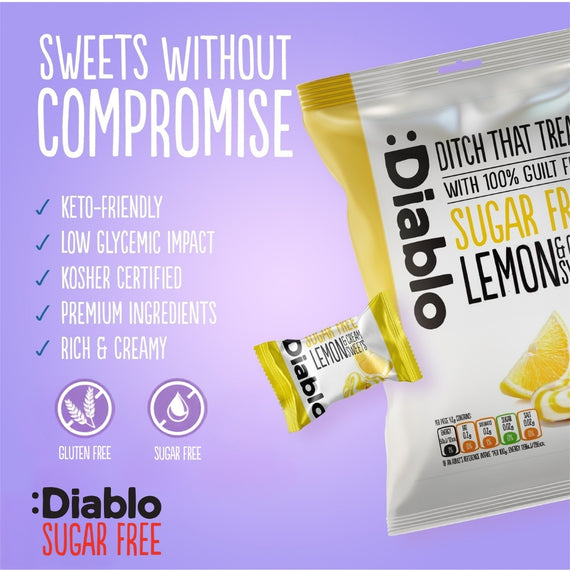 Sugar Free Lemon and Cream Sweets (75g)