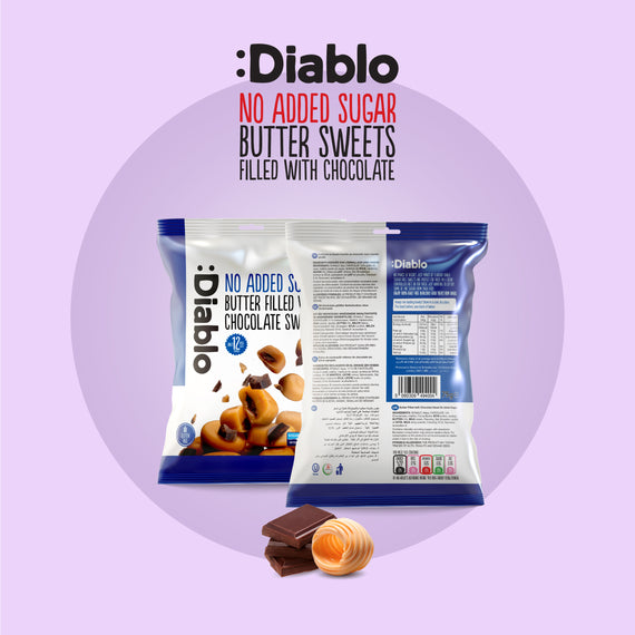 No Added Sugar Butter Filled with Chocolate Sweets (75g)