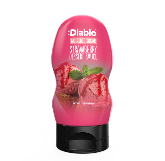 No Added Sugar Strawberry Dessert Topping (355g)