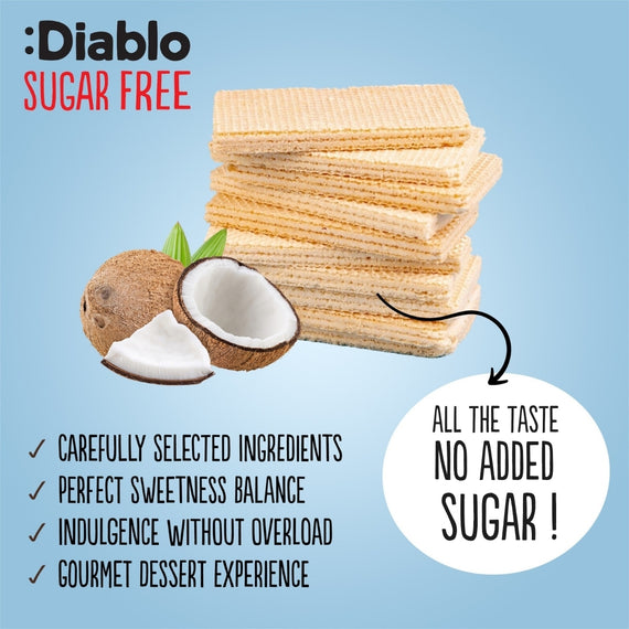 No Added Sugar Coconut Cream Flavoured Wafer (150g)