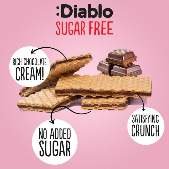 No Added Sugar Chocolate Cream Flavoured Wafer (150g)