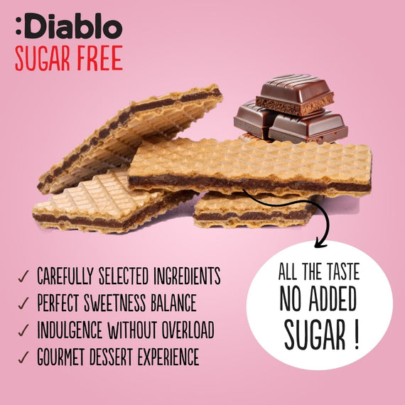 No Added Sugar Chocolate Cream Flavoured Wafer (150g)