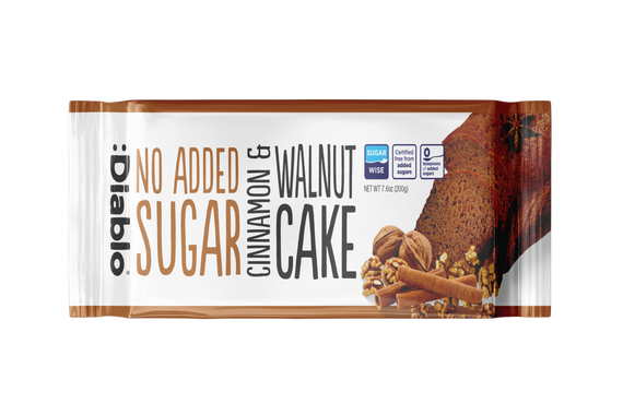 No Added Sugar Cinnamon & Walnut Cake (200g)